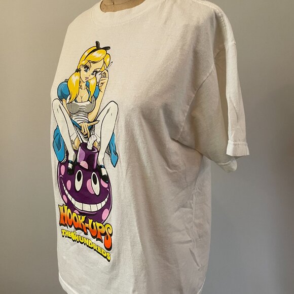 The Hundreds x Hook-Ups Alice Wonderland Limited Additions Skate Shirt Medium - Picture 7 of 16